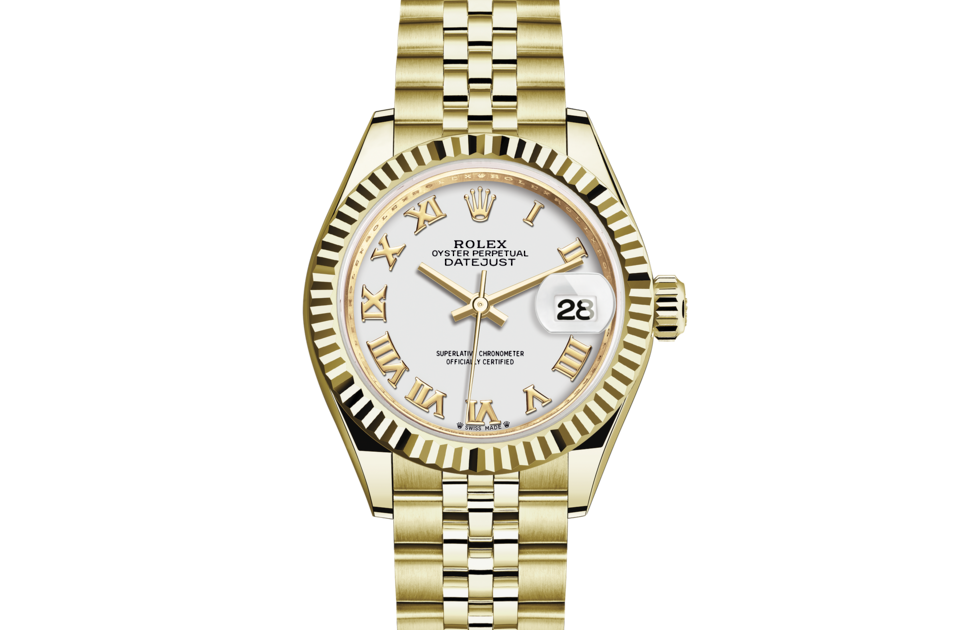 Rolex Lady-Datejust Oyster 28 mm geelgoud M279178-0030