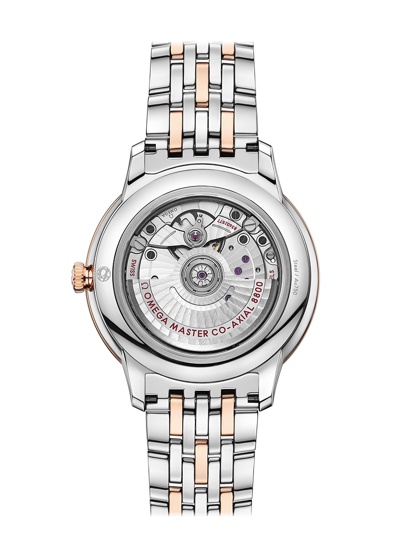 Omega De Ville Staal Sedna Goud Chronometer Horloge 434.20.40.20.59.001 - Afbeelding 2
