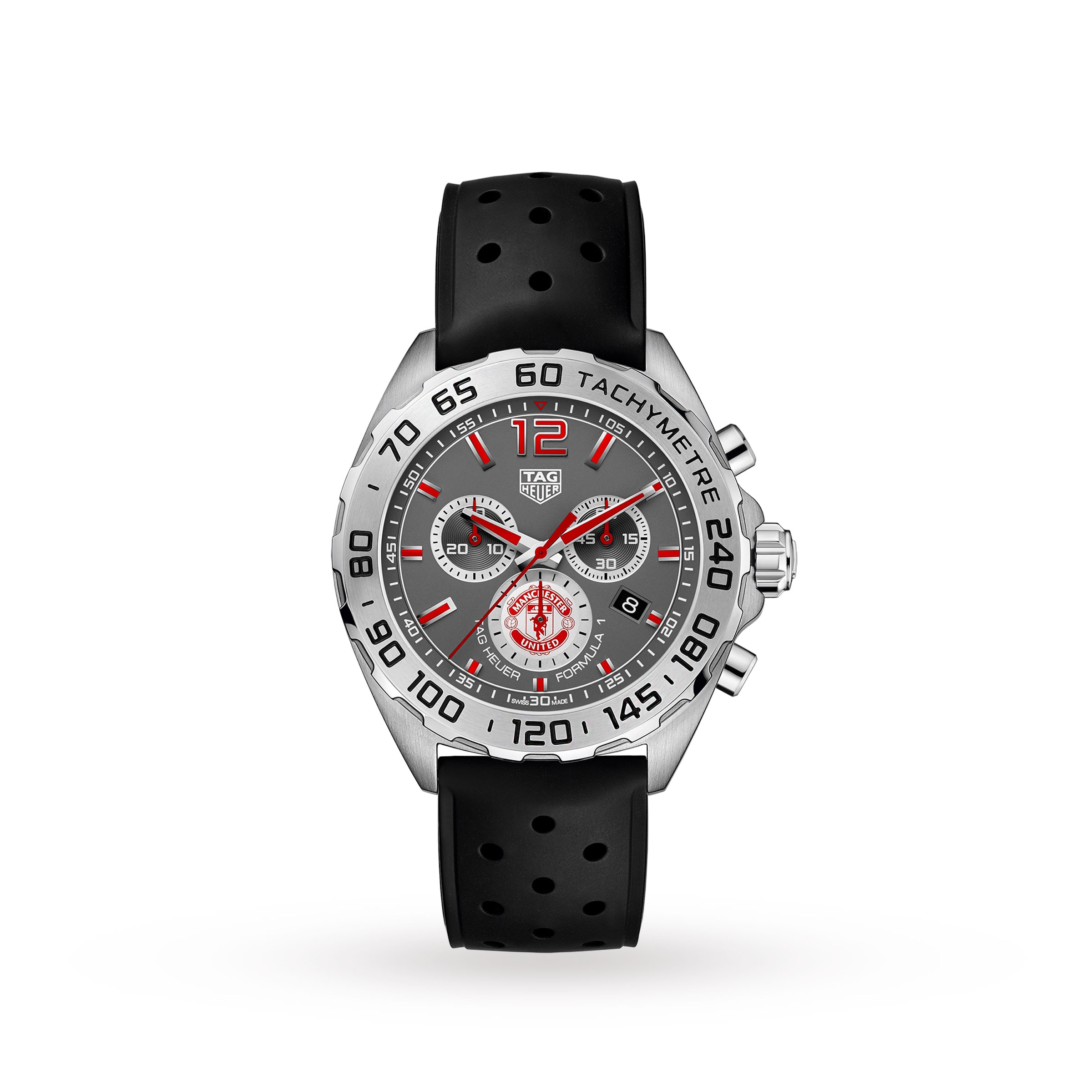 TAG Heuer Formule 1 Manchester United Special Edition Quartz Chronograaf 43mm Herenhorloge CAZ101M.FT8024