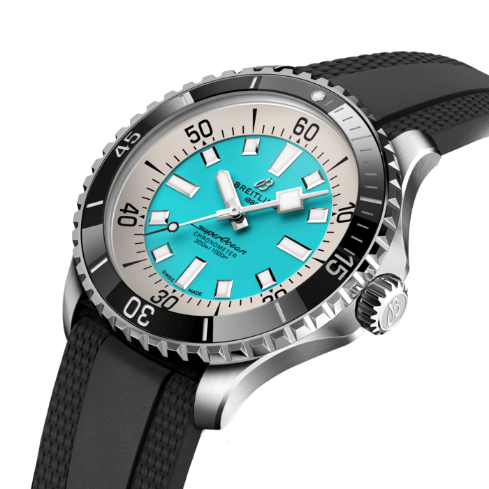 Breitling Superocean Automatic 44 Roestvrij staal Turquoise A17376211L2S1 - Afbeelding 2