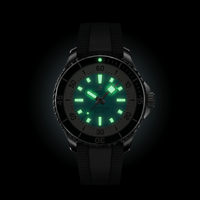 Breitling Superocean Automatic 44 Roestvrij staal Turquoise A17376211L2S1 - Afbeelding 6