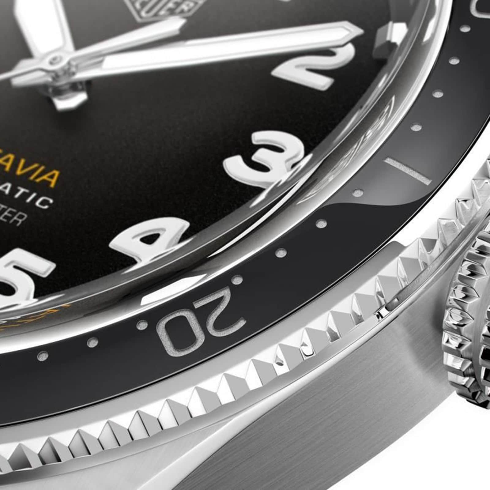 TAG Heuer Autavia COSC 42mm heren horloge WBE5114.EB0173 - Afbeelding 4
