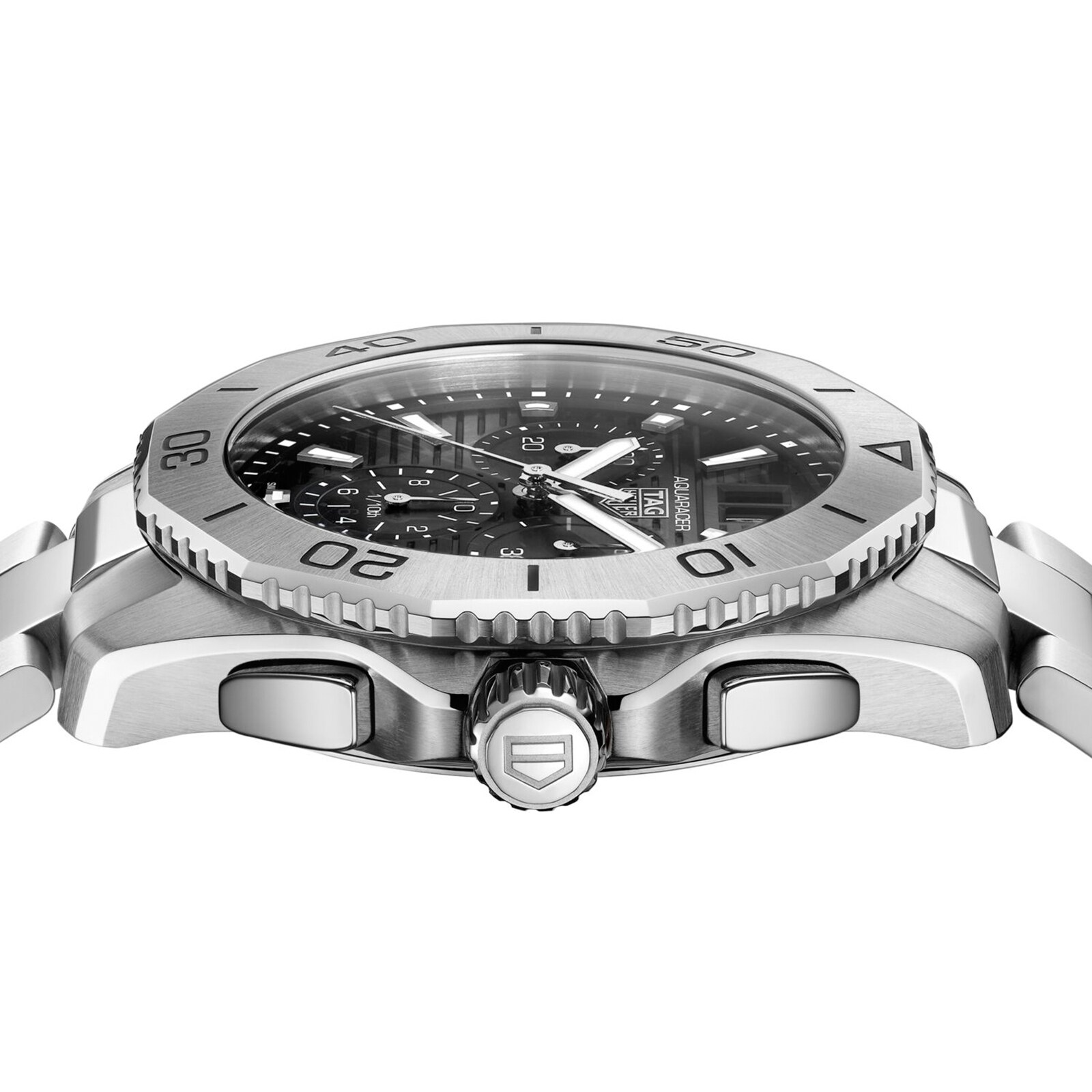TAG Heuer Aquaracer Chronograaf 40mm Herenhorloge Zwart CBP1110.BA0627 - Afbeelding 3