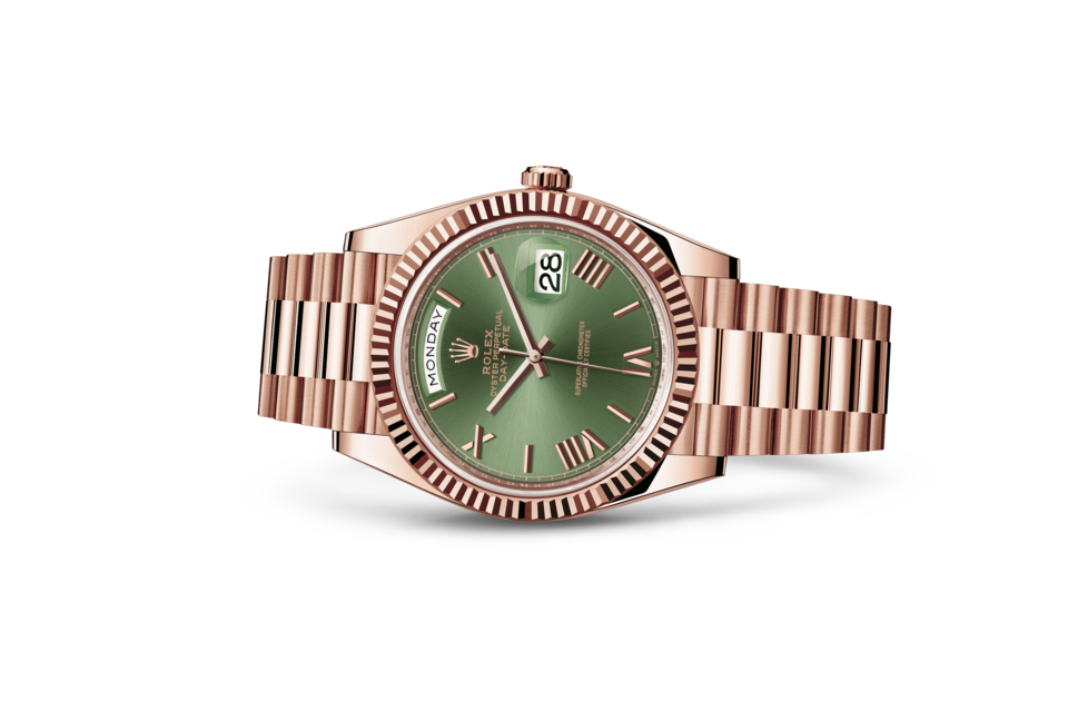 Rolex Day-Date 40 Oyster 40 mm Everose goud M228235-0025 - Afbeelding 2