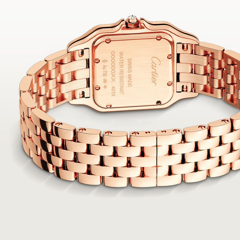 Panthère de Cartier horloge Medium model quartz uurwerk rosé goud diamanten - Afbeelding 4