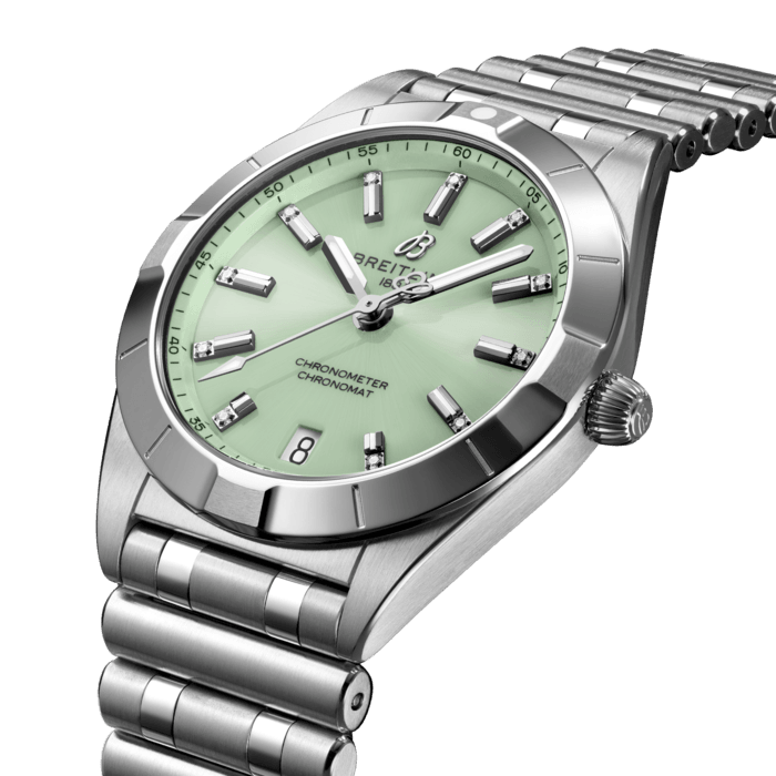 Breitling Chronomat 32 Roestvrij staal Muntgroen A77310101L1A1 - Afbeelding 2