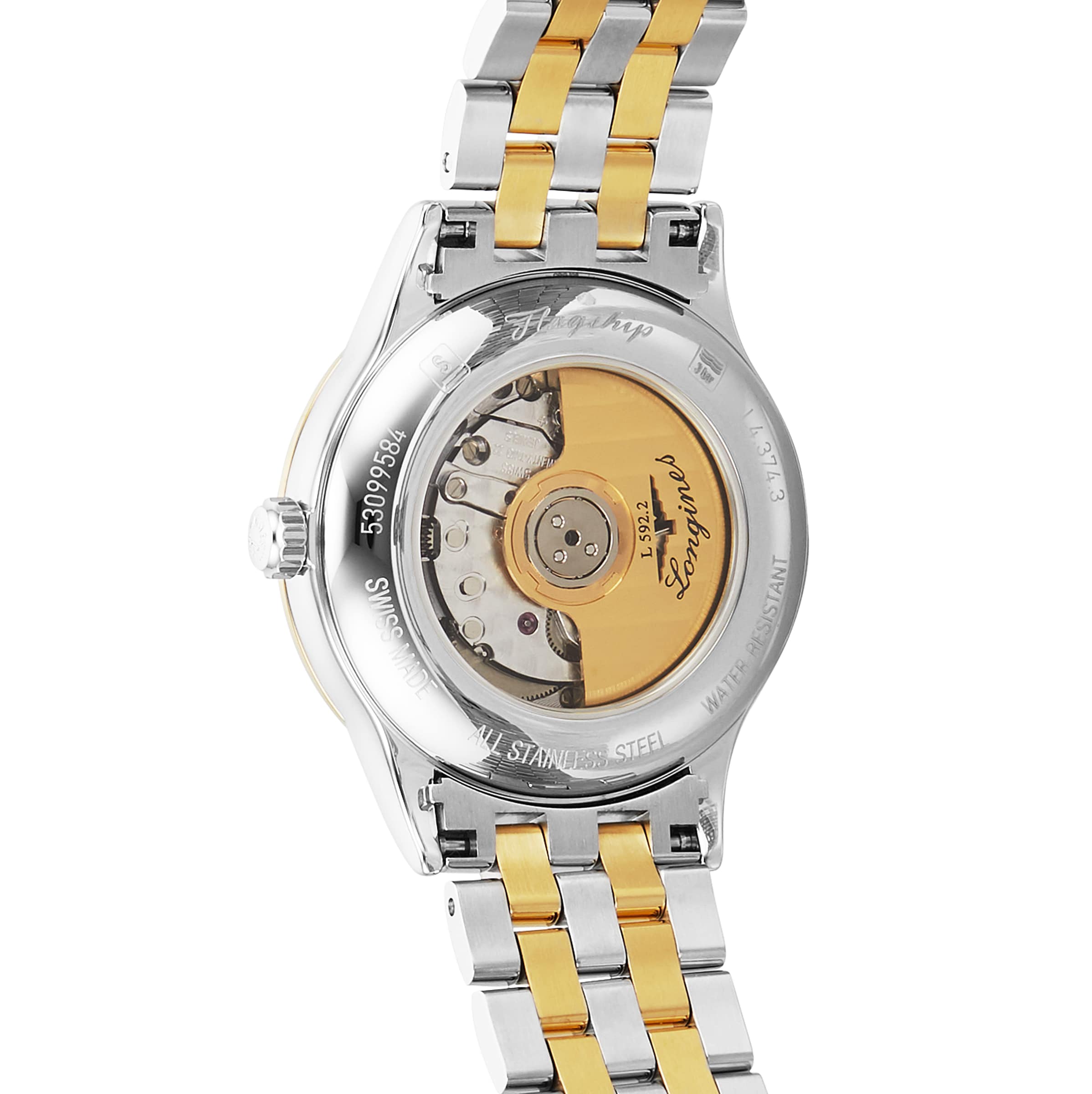 Longines Flagship Automatic 30mm dameshorloge L43743227 - Afbeelding 4